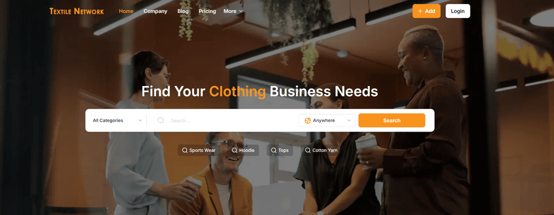 Textile Network – B2B Textile & Apparel Platform